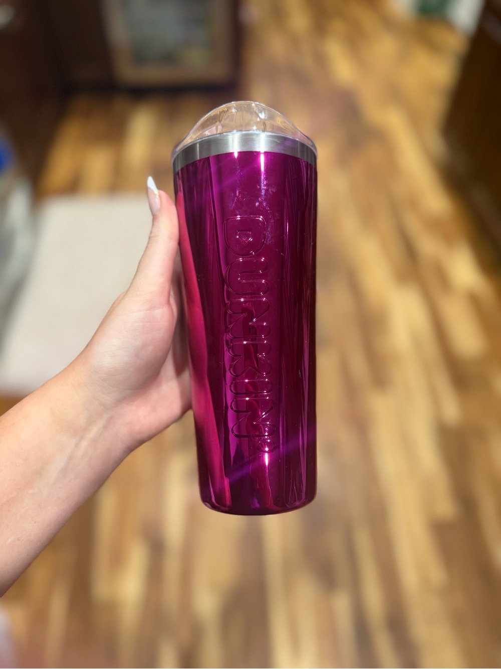Pink Metallic Travel Tumbler - 24 oz